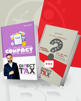 CA/CMA Inter Direct Tax (COMPACT + Q&A COMPILER) Combo (Set of 2 Volumes) Books by CA Bhanwar Borana